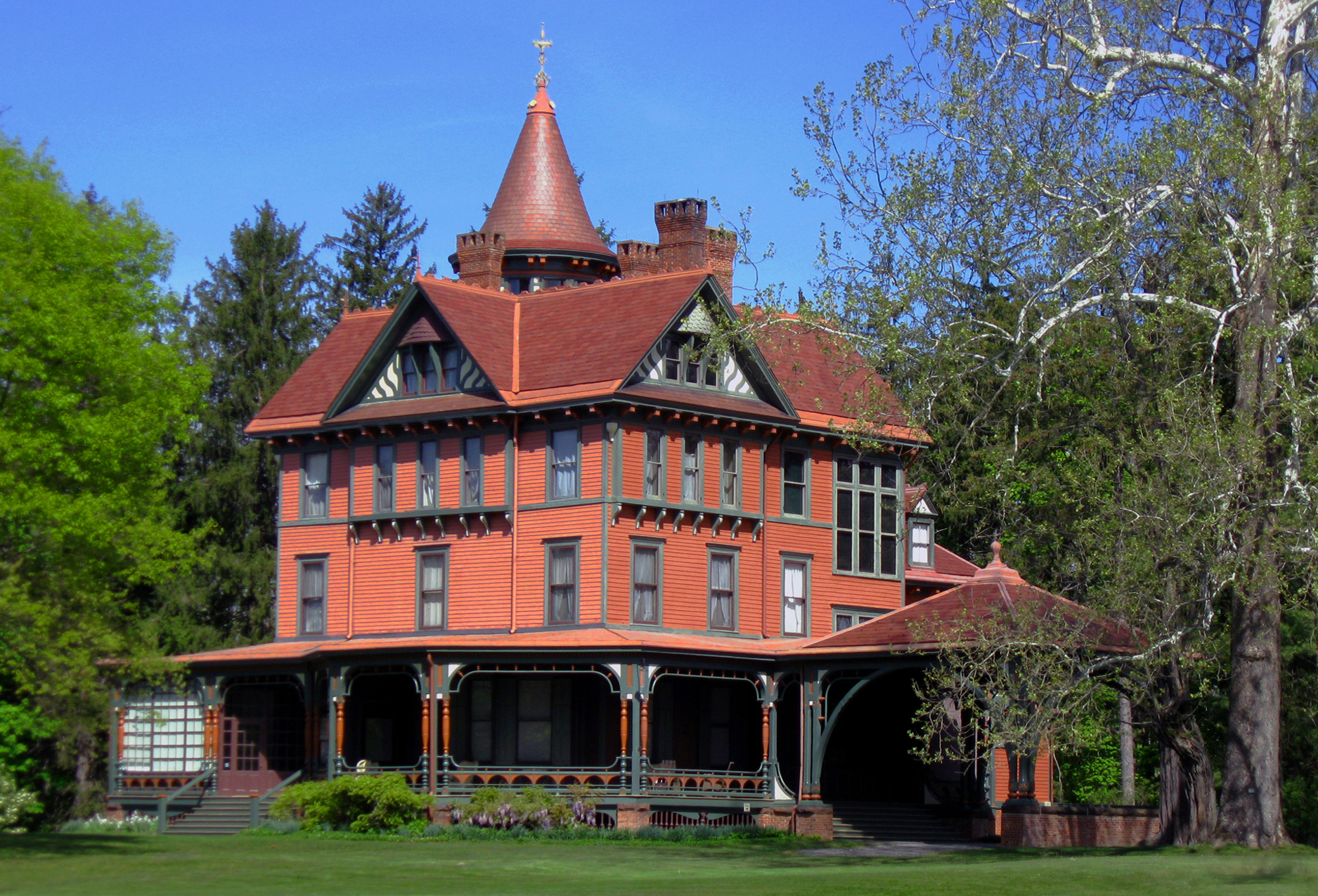 Wilderstein, a Victorian mansion near Rhinebeck